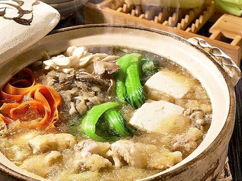 「白だしかき醤油」で簡単♪鶏のみぞれ鍋